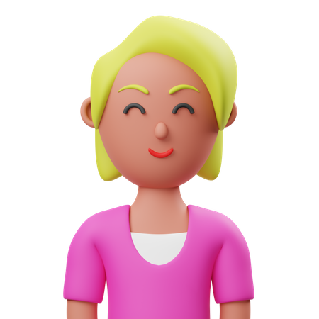 Woman  3D Icon