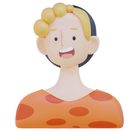 Woman  3D Icon