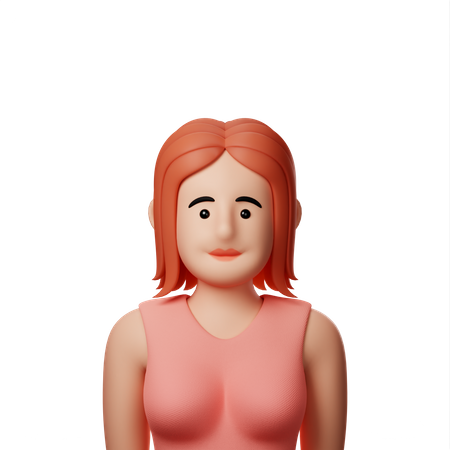 Woman  3D Icon