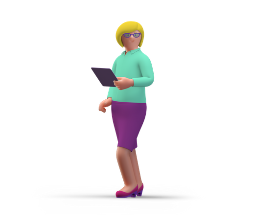 Woman  3D Illustration