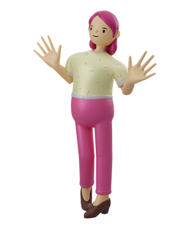 Woman  3D Illustration