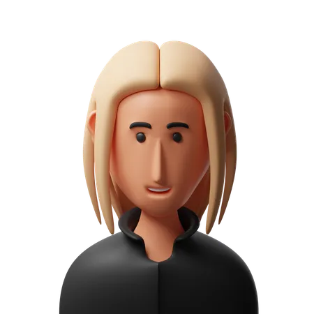 Woman avatar  3D Icon