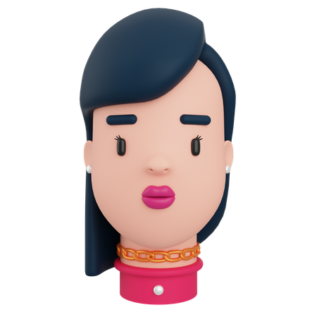 Woman Avatar  3D Icon