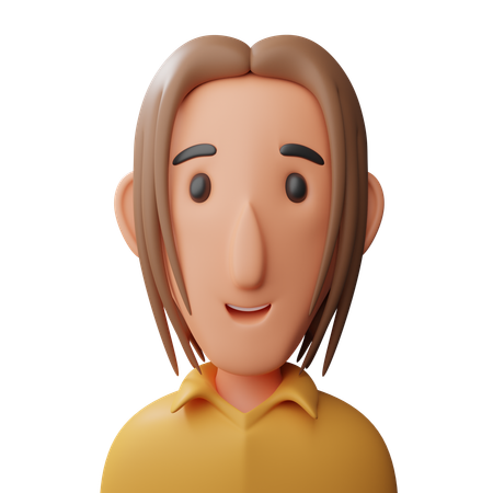 Woman avatar  3D Icon
