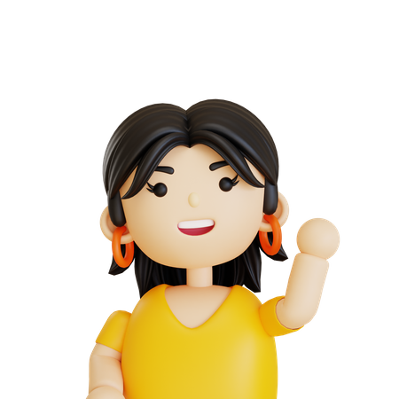 Woman Avatar  3D Icon