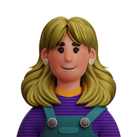 Woman Avatar  3D Icon