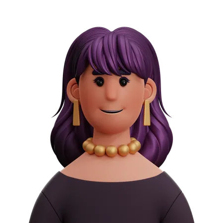 Woman Avatar  3D Icon