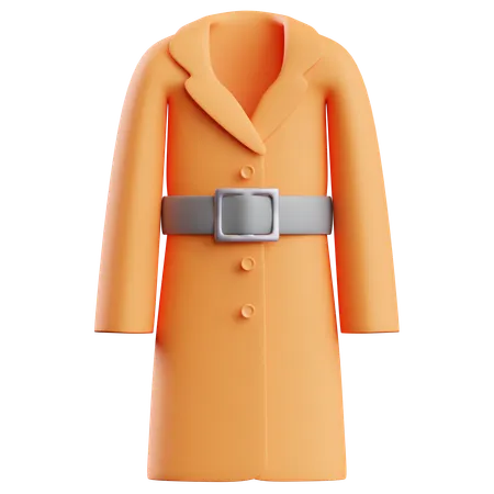 Woman Coat  3D Icon