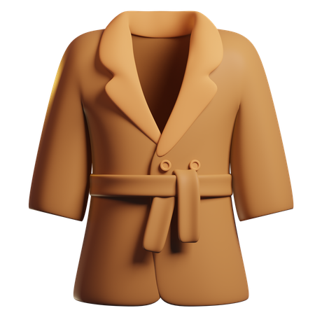 Woman Coat  3D Icon