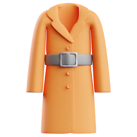 Woman Coat  3D Icon