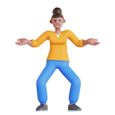 Woman Confused  3D Icon