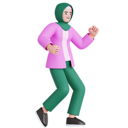 Woman Dancing  3D Icon