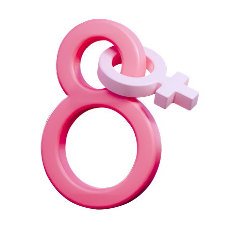 Woman Day  3D Icon