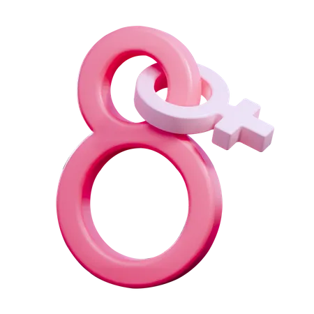 Woman Day  3D Icon