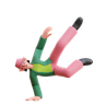 breakdance emoji 3d