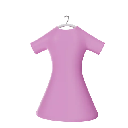 Woman Dress  3D Illustration