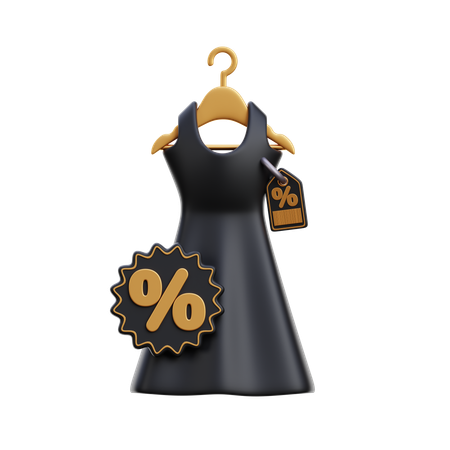 Woman Dress Sale  3D Icon