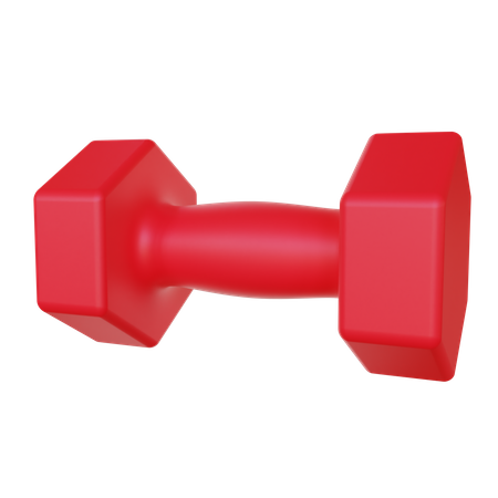 Woman Dumbbell  3D Icon