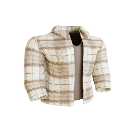 Woman Flanel Suit  3D Icon