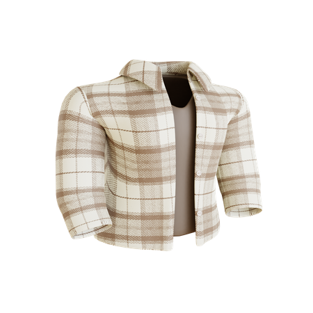 Woman Flanel Suit  3D Icon