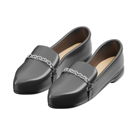 Woman Flat Shoes  3D Icon