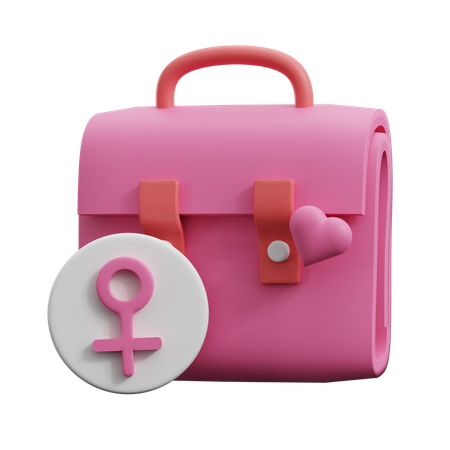 Woman Job  3D Icon