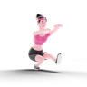 leg exercise emoji 3d