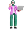 Woman Presentation with Laptop