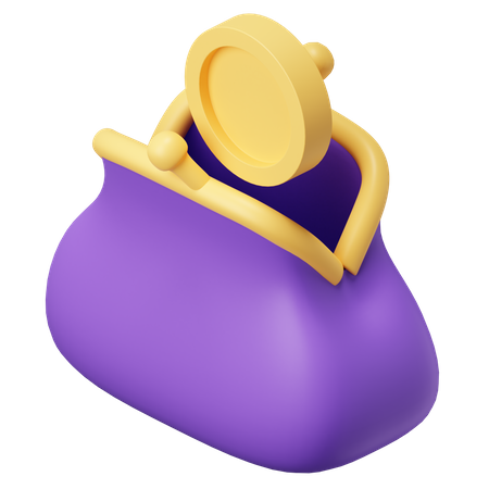 Woman Purse  3D Illustration