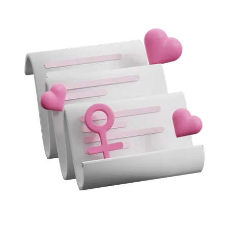 Woman Right  3D Icon