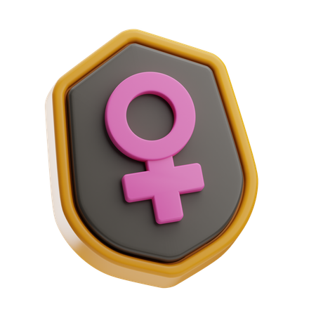 Woman Safety  3D Icon
