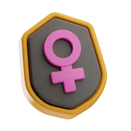 Woman Safety  3D Icon