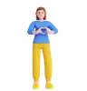 Woman Showing a Heart Shape