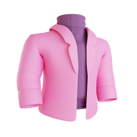 Woman Suit Sweater  3D Icon