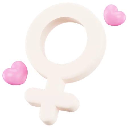 Woman Symbol  3D Icon