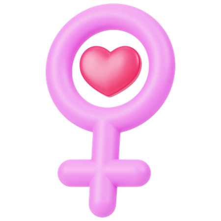 Woman Symbol  3D Icon