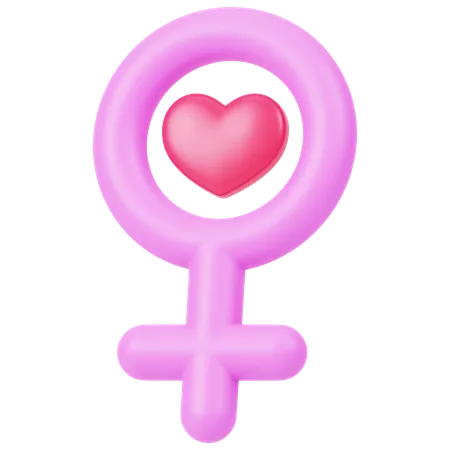 Woman Symbol  3D Icon