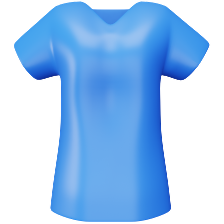 Woman T Shirt 3D Icon