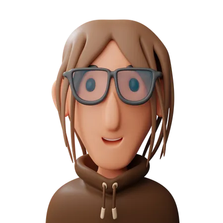 Woman With Glassess Avatar Download This Item Now 3D Icon
