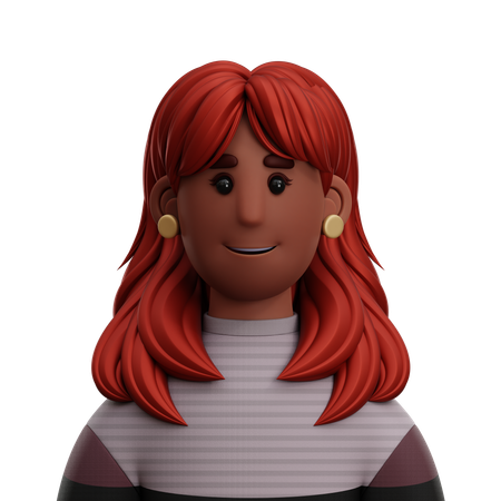 WOMAN WITH T-SHIRT  3D Icon