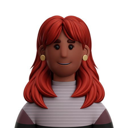 WOMAN WITH T-SHIRT  3D Icon