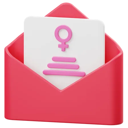 Womans Day Invitation  3D Icon