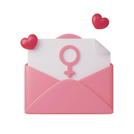 Womans Day Invitation  3D Icon