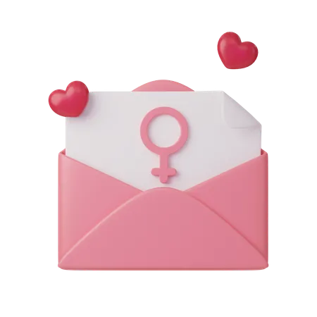 Womans Day Invitation  3D Icon