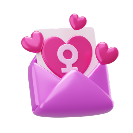 Womans Day Invitation  3D Icon