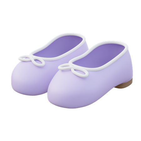 Women Flats  3D Icon