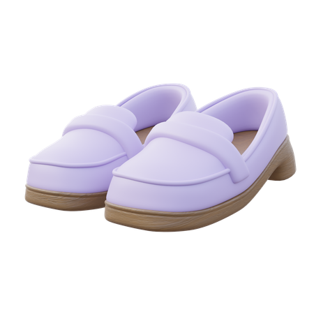Women Loafers  3D Icon