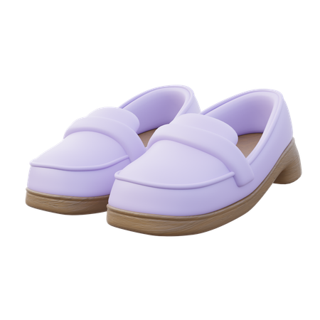 Women Loafers  3D Icon
