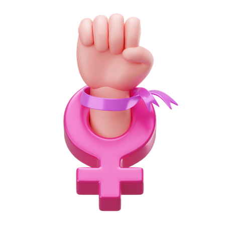 Women Power  3D Icon