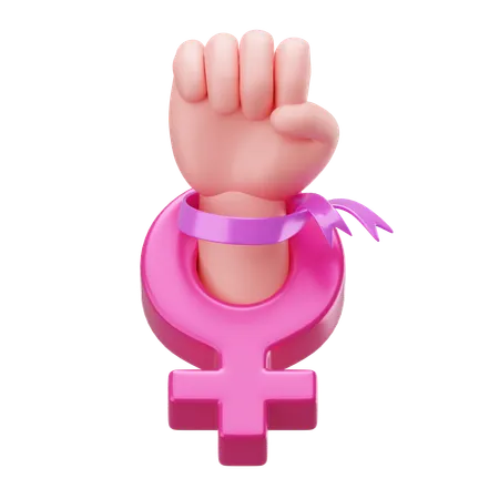 Women Power  3D Icon